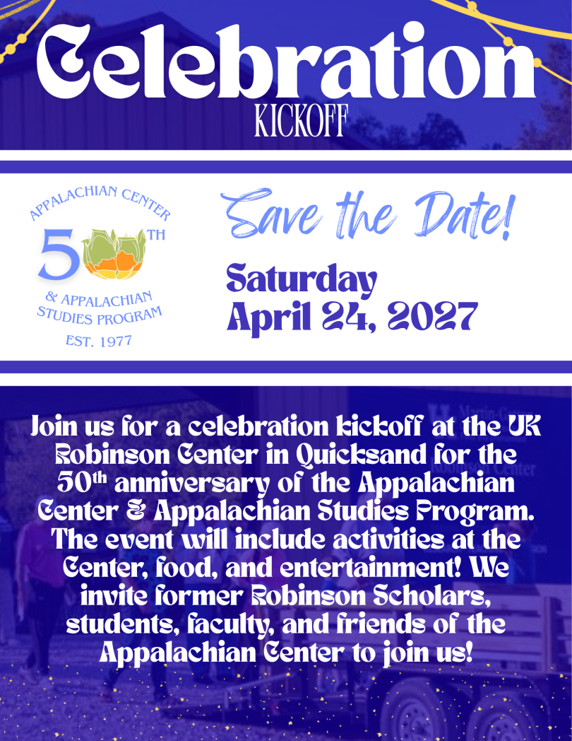 decorative flyer with event information.