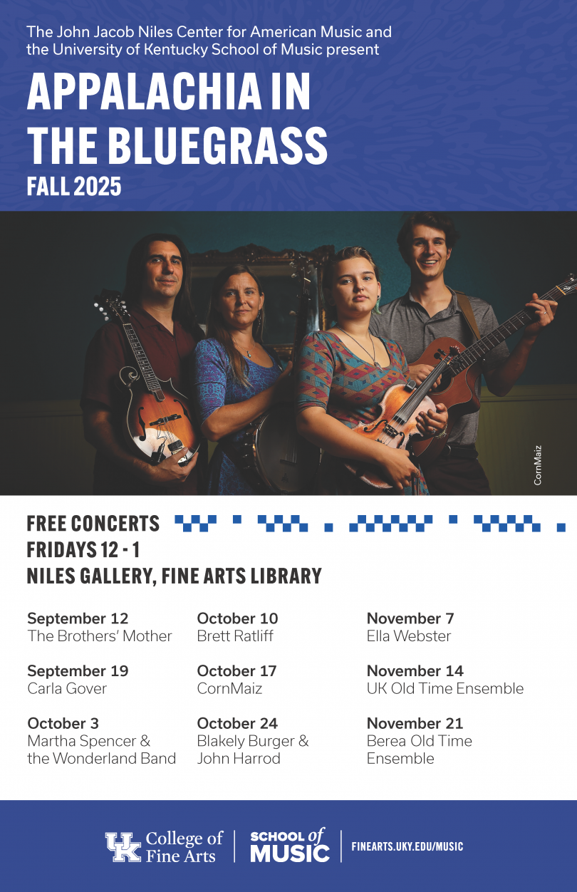 4 people holding individual bluegrass instruments